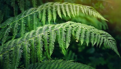 fern leaf plant green nature