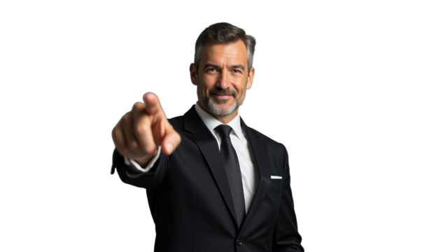 Formal Wear: Confident Middle-Aged Businessperson Portrait