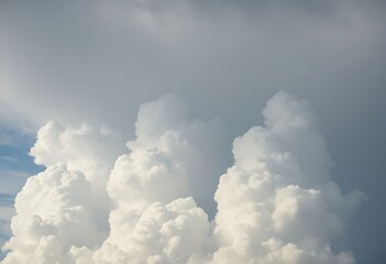 Obraz premium plane flying through a cloud filled sky