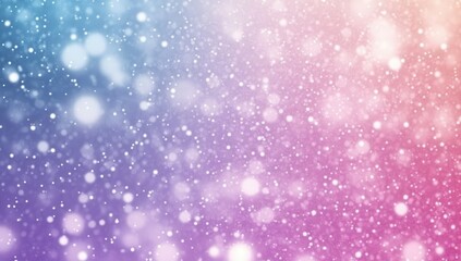Soft, pastel-toned background with numerous tiny, bright white bokeh dots.  Gradients of blue, pink, and purple