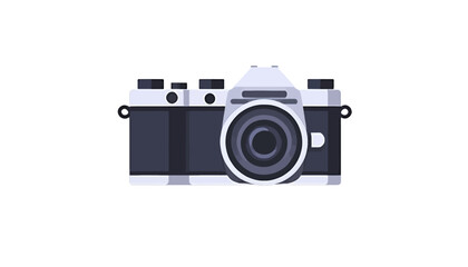 Retro_Camera_Illustration_Vintage_Photography_Equipment_Classic_Film_Camera_Design_for_Photo_Enthusiasts_and_Nostalgic_Art_Projects_Stock_Image