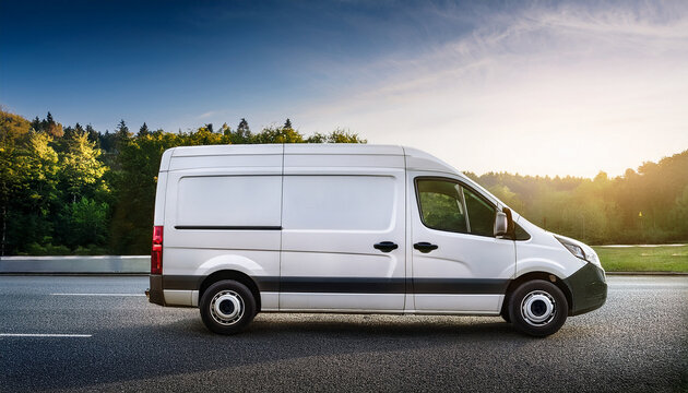 van mockup for branding and marketing
