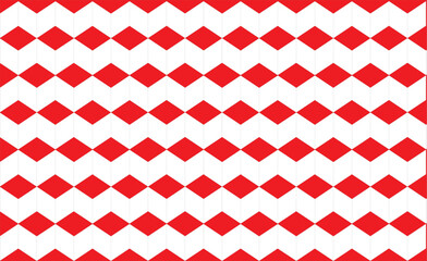 red and white geometric pattern