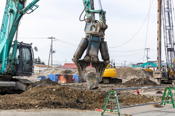 解体工事現場