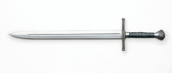 Detailed Image Of A Straight Sword
