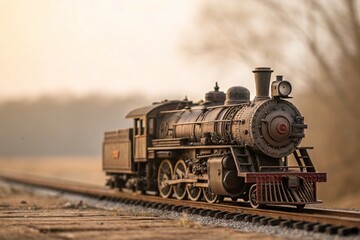 Naklejka premium old steam locomotive