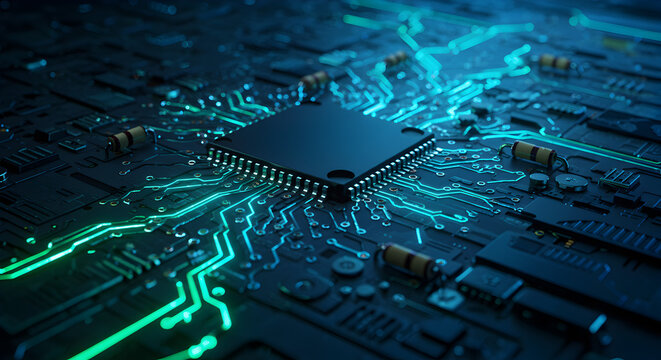 Microchip Computer Processor Technology