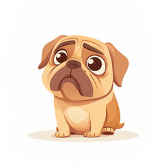 Fototapeta premium Dog with sad face