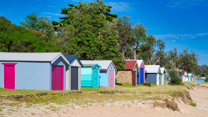 Beach Boxes, Dromana, Australia