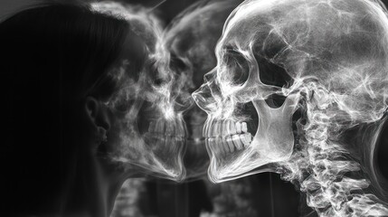 X-Ray Rendezvous: A Spectral Embrace of Two Skulls