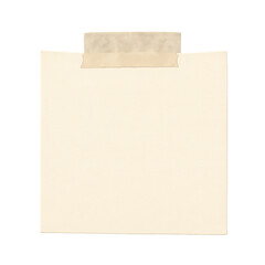 Cream Sticky Note
