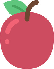 apple illustration on a white background     
