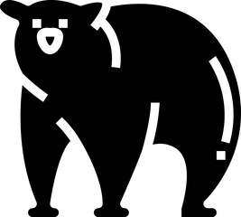 bear (2) illustration on a white background    