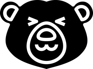bear (2) illustration on a white background     