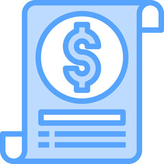 bill illustration on a white background    