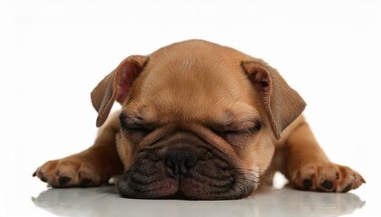 Obraz premium french bulldog puppy sleeping