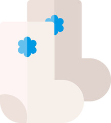 boots illustration on a white background     