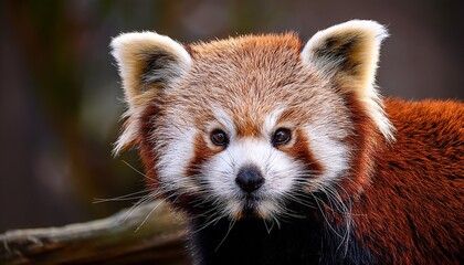 curious red panda photo realistic illustration generative ai