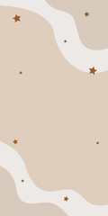 Simple Aesthetic Background Design With Star