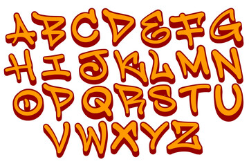 Handwritten graffiti font with dynamic strokes and lines, combining organic hand-lettering with structured elements. Perfect for modern street art designs, creative posters, and expressive typography.