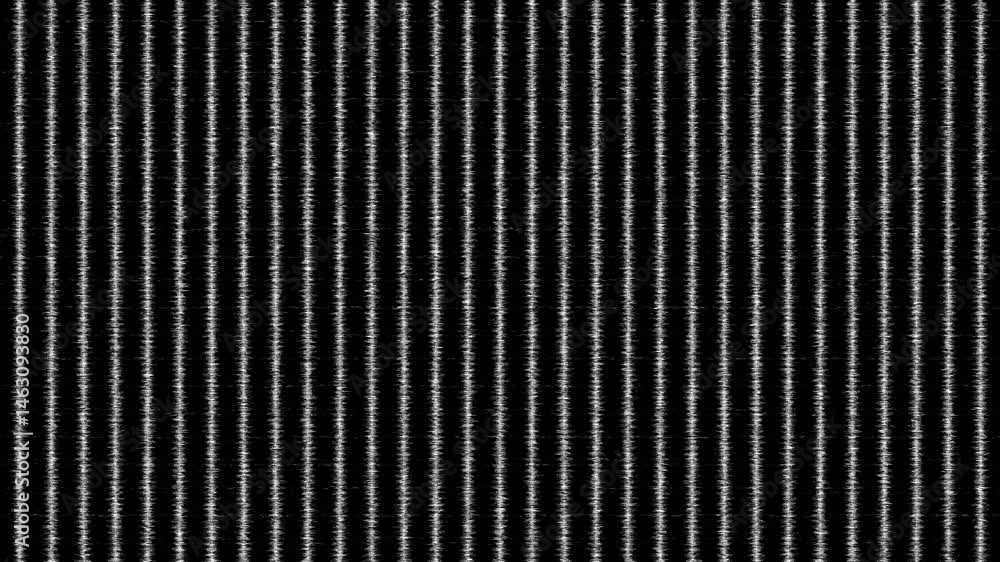 Poster black and white vertical lines animation with texture and noise effects and static