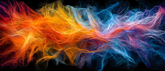 Fototapeta premium Abstract Colorful Explosion Design