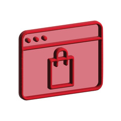 Browser icon design template