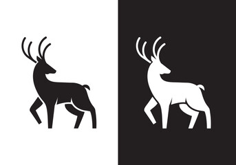 deer logo vector