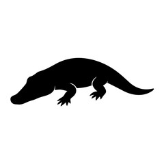 crocodile silhouette