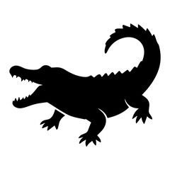 crocodile silhouette