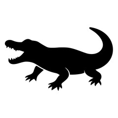 crocodile silhouette