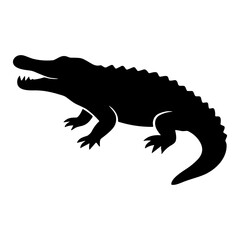 crocodile silhouette