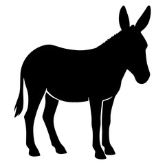 donkey silhouette