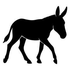 donkey silhouette