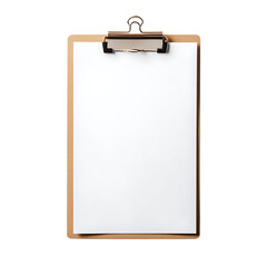 A4 Paper Clipboard white Mockup png