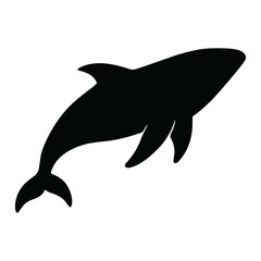 Fototapeta premium Whale Silhouette
