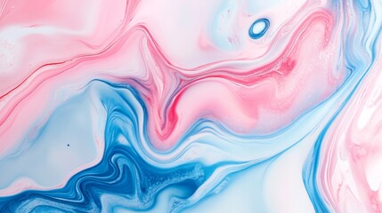 Obraz premium Abstract Pink and Blue Fluid Art marble stone texture.