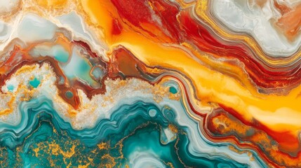 Stunning Abstract Marble Design with Vibrant Colors marble stone texture.