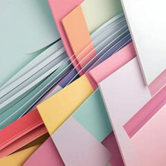 Linear flat abstract lines pattern