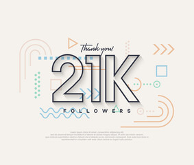 Line design, thank you very much to 21k followers.