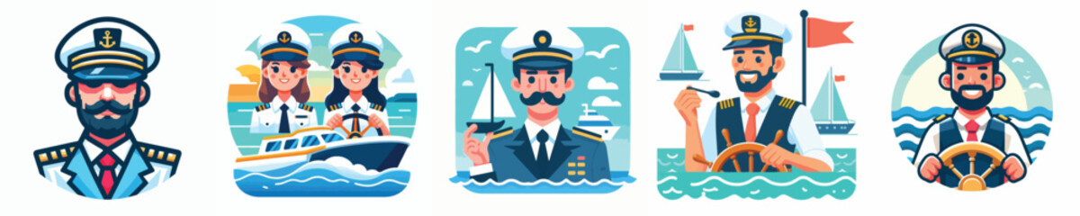Vector of a captain