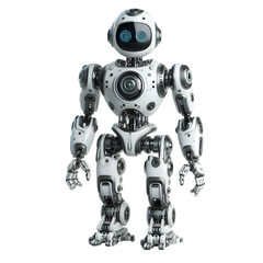 blue screen robot 3d render