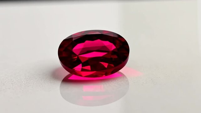 natural red crystal