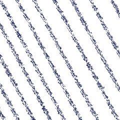 Texture in the form of diagonal noisy stripes.