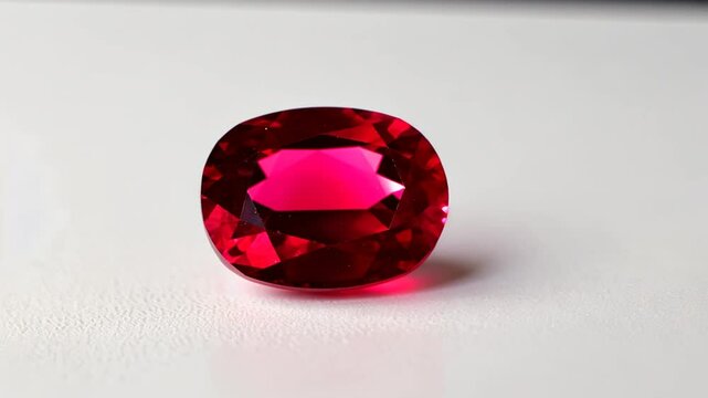 natural red crystal
