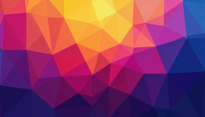 Fototapeta premium Abstract geometric shapes form a colorful background , ornate, style, vibrant