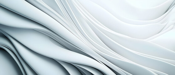 Obraz premium Abstract White Geometric Design