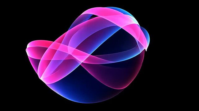 Abstract swirling shapes