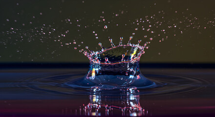 Capturing the Splendor: A Single Water Drop Collision in High Speed