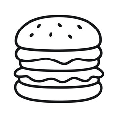 Hand Drawn Burger